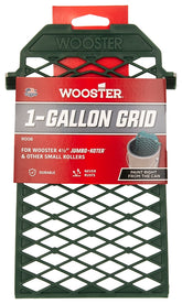 Wooster R008 Bucket Grid, 9 in L, 5 in W, Polypropylene, Green, For: 1 gal Metal Paint Can